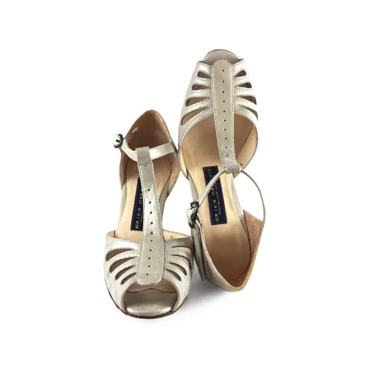AN: Costillas: Brushed Platinum | 3.0 1940s | MED | Suede Sole | Limited Edition