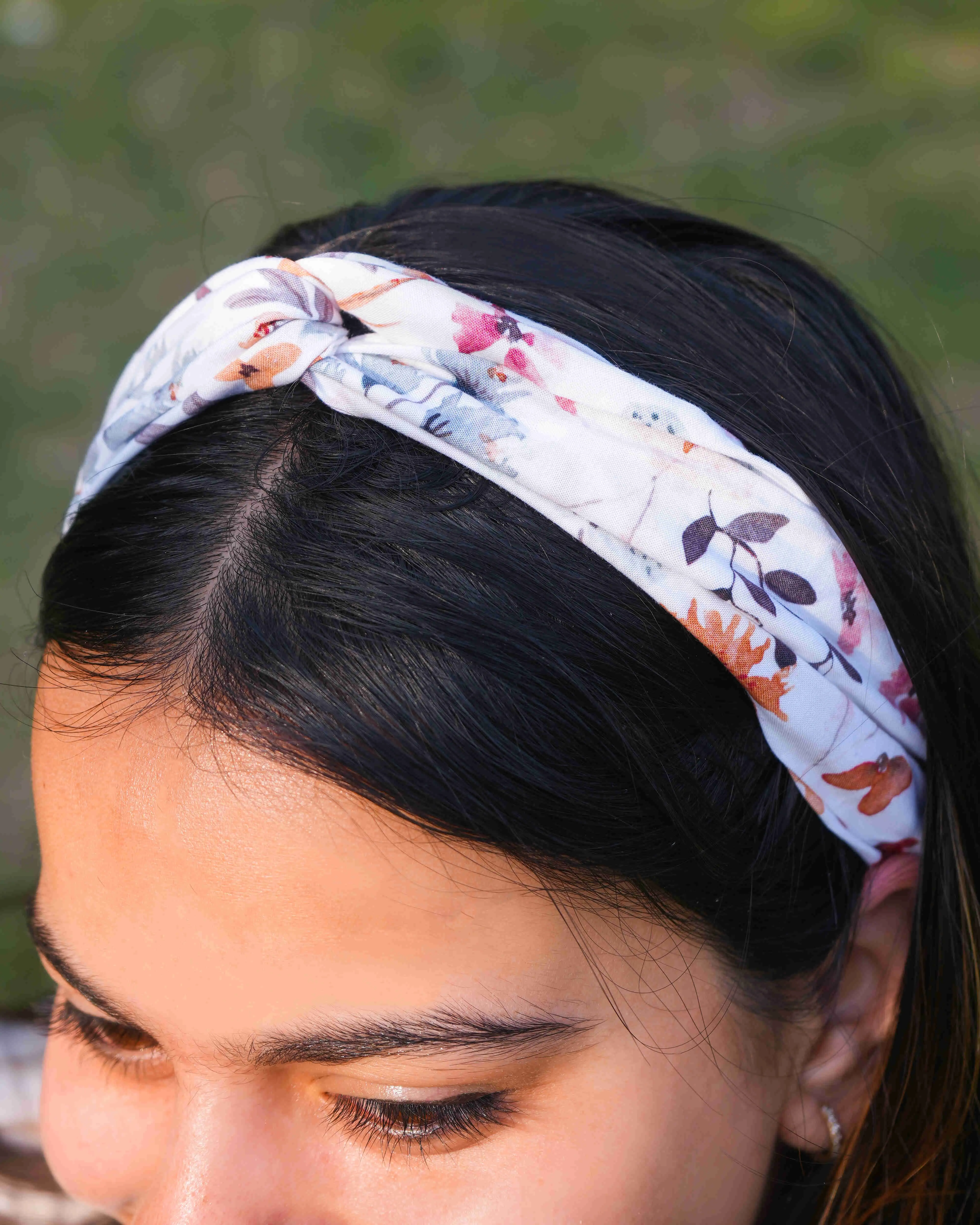 Ecokari Floral Twisted Knot Headband