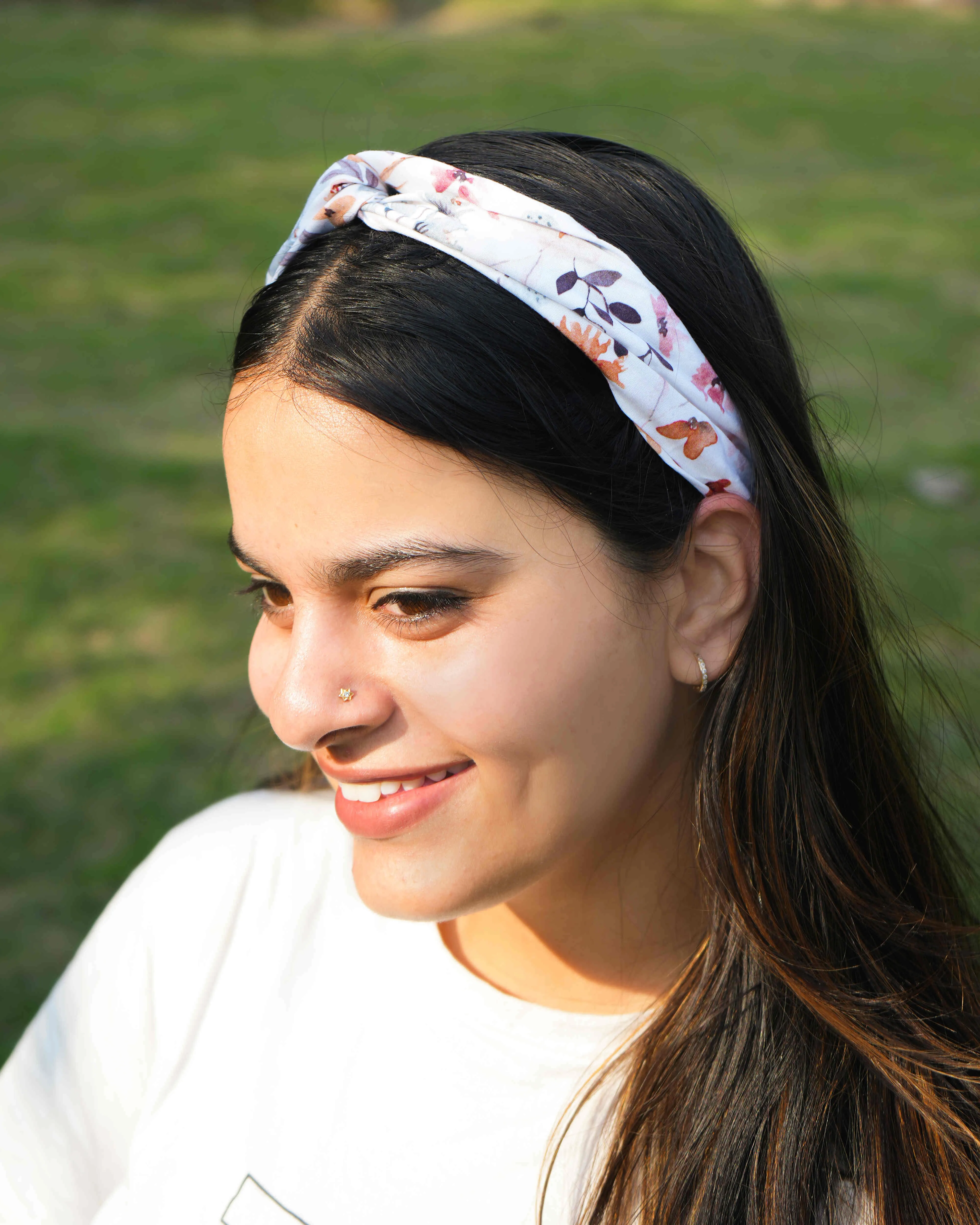 Ecokari Floral Twisted Knot Headband