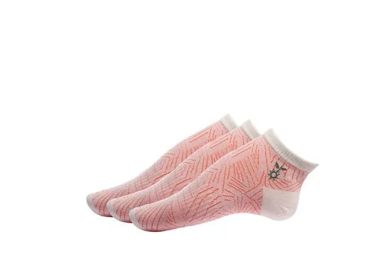 Griped low cut striped socks - 3 Pairs