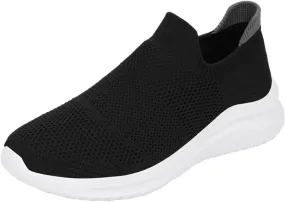 Men's Running Tennis Shoes Breathable Walking Shoes Slip on Sport Athletic Casual Mesh Trainer (Multicolor, 11)