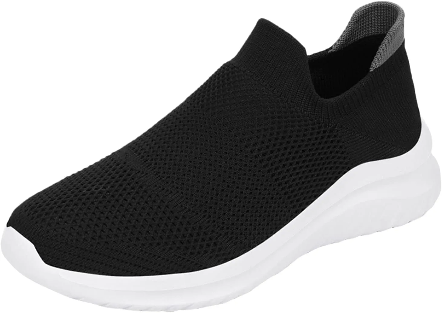Men's Running Tennis Shoes Breathable Walking Shoes Slip on Sport Athletic Casual Mesh Trainer (Multicolor, 11)