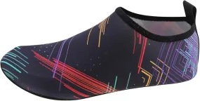 Mens Water Shoes Wide Width Quick Drying Slip On for Water Sports Travel Walk