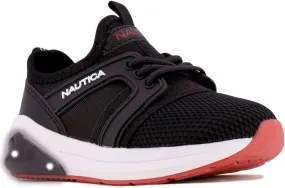Nautica Kids Light Up Flashing Sneaker Athletic Running Shoes Lace-Up/Bungee/Slip-on |Boy - Girl|(Little Kid/Big Kid) Kappil Parks Neave Lights