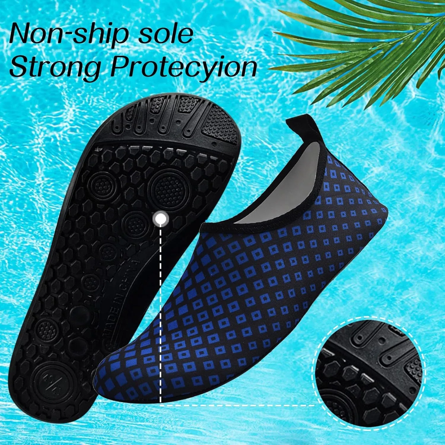 Outdoor Water Shoes Women Men Quick Dry Aqua Barefoot Beach Swim Pool Surf Yoga Hiking Kayaking Lightweight Non Slip Sports Shoes