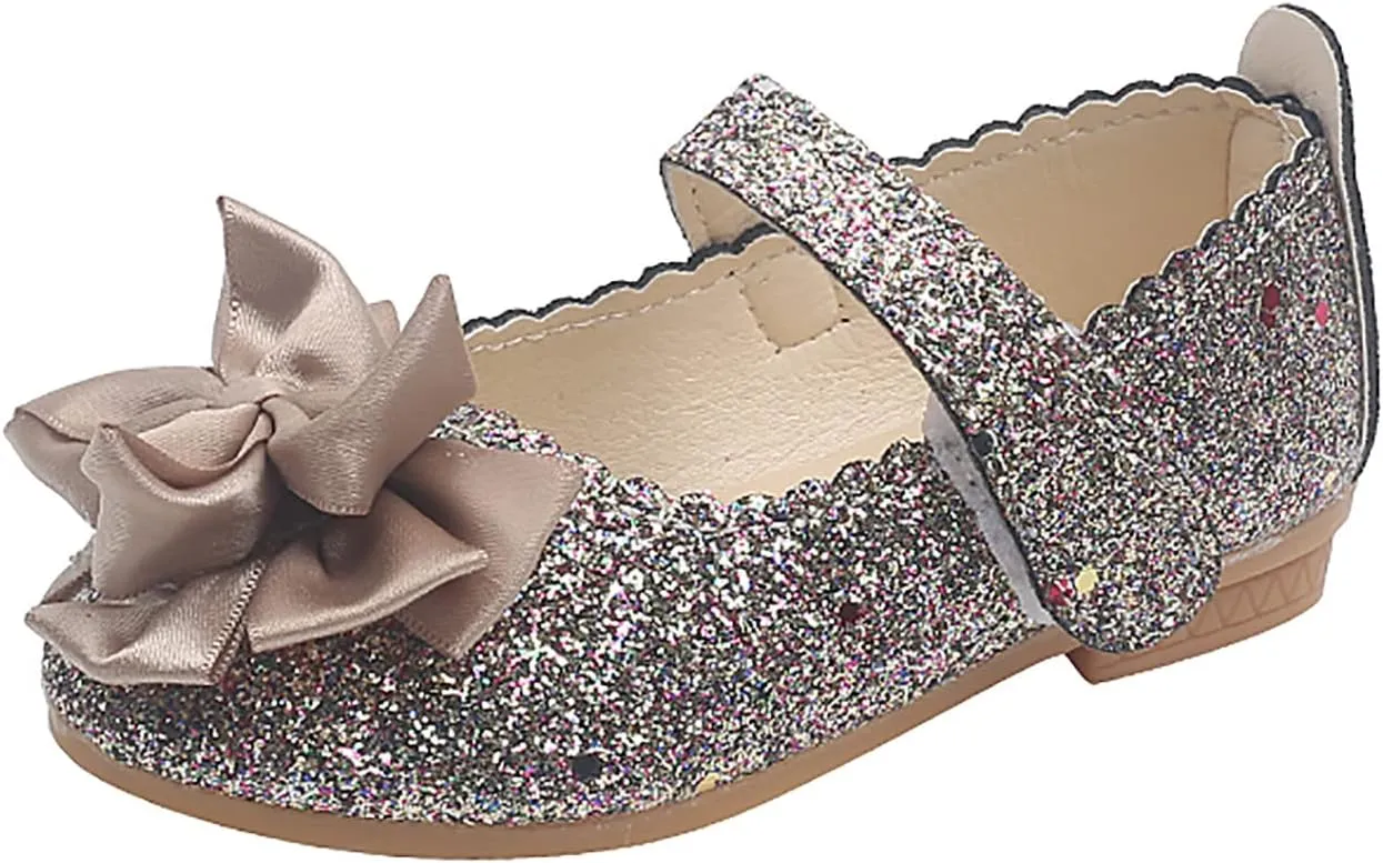 Shoes for Girls,Baby Girls Kids Princess Shoes Bowknot Shoes Infant Sandals Bling Dancing Shoes Baby Girls Shoes