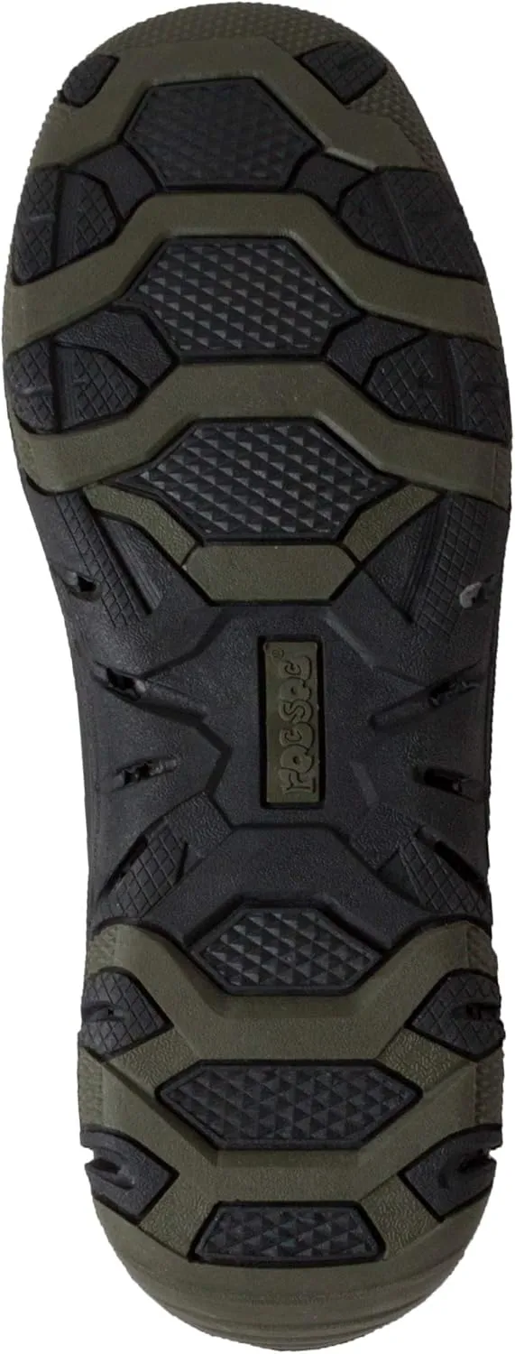 TECS Men's Kayaking Snorkeling and Swimming Shoe, Adjustable Velcro Ankle Strap for Snug Fit, TPU to Protect Sharp Objects and Comfort Insole Water Shoe for Men
