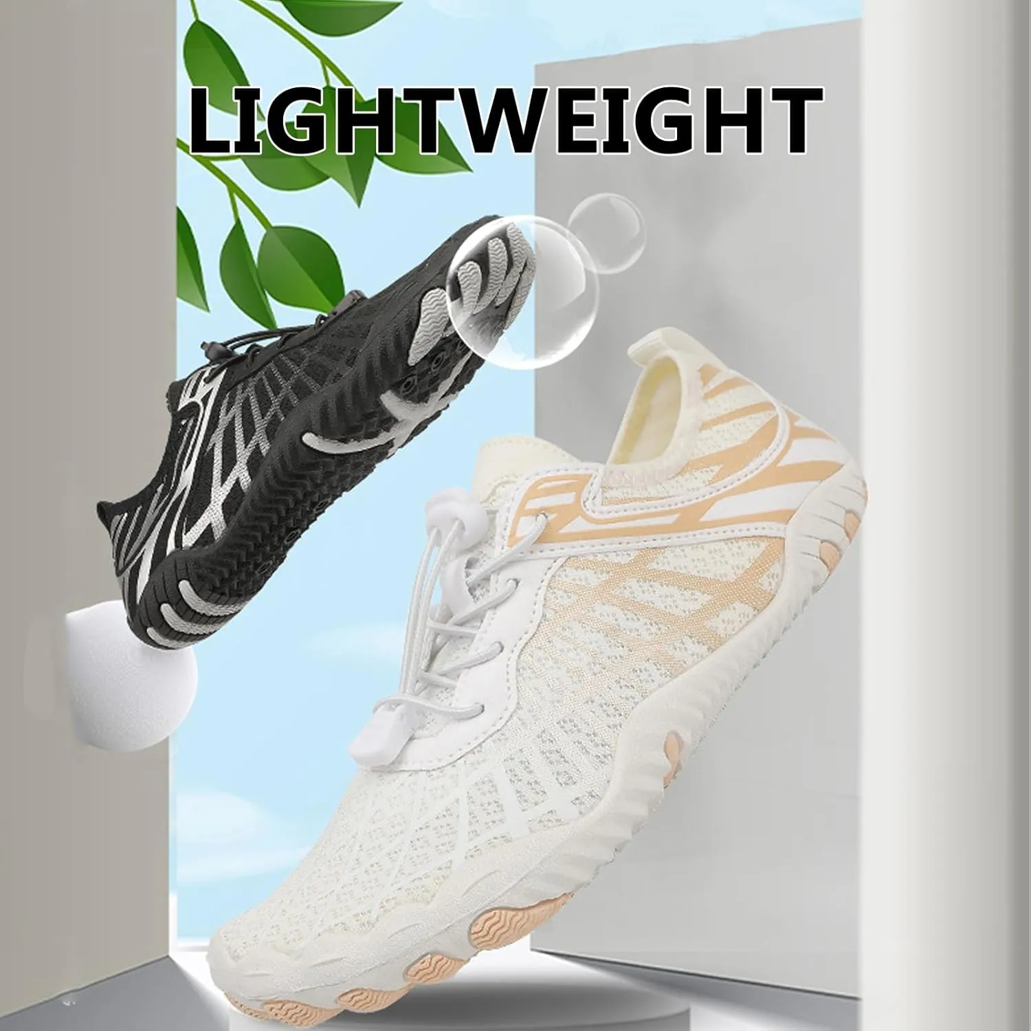 Water Shoes for Women Men Quick Dry Barefoot Yoga Sneakers Breathable Lightweight for Fishing Hiking Diving