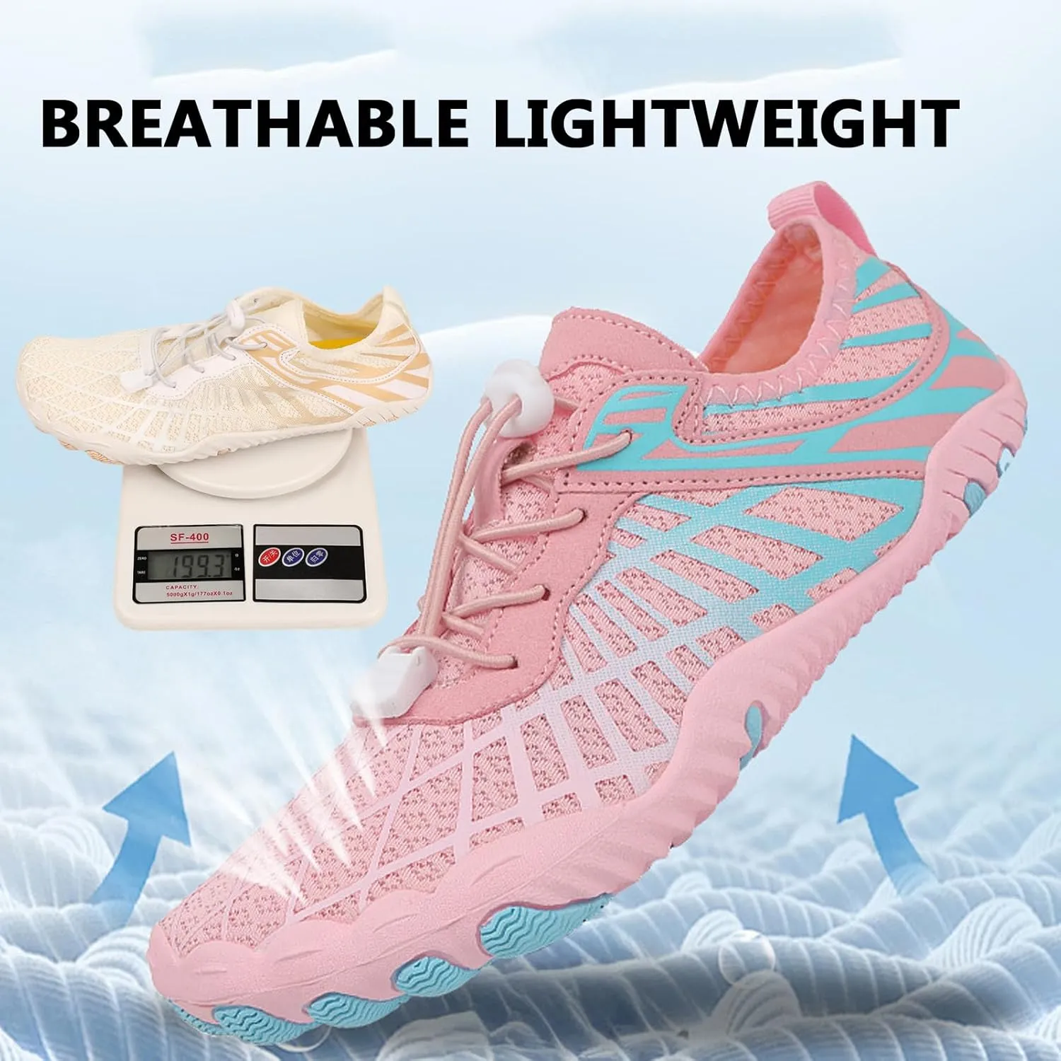 Water Shoes for Women Men Quick Dry Barefoot Yoga Sneakers Breathable Lightweight for Fishing Hiking Diving